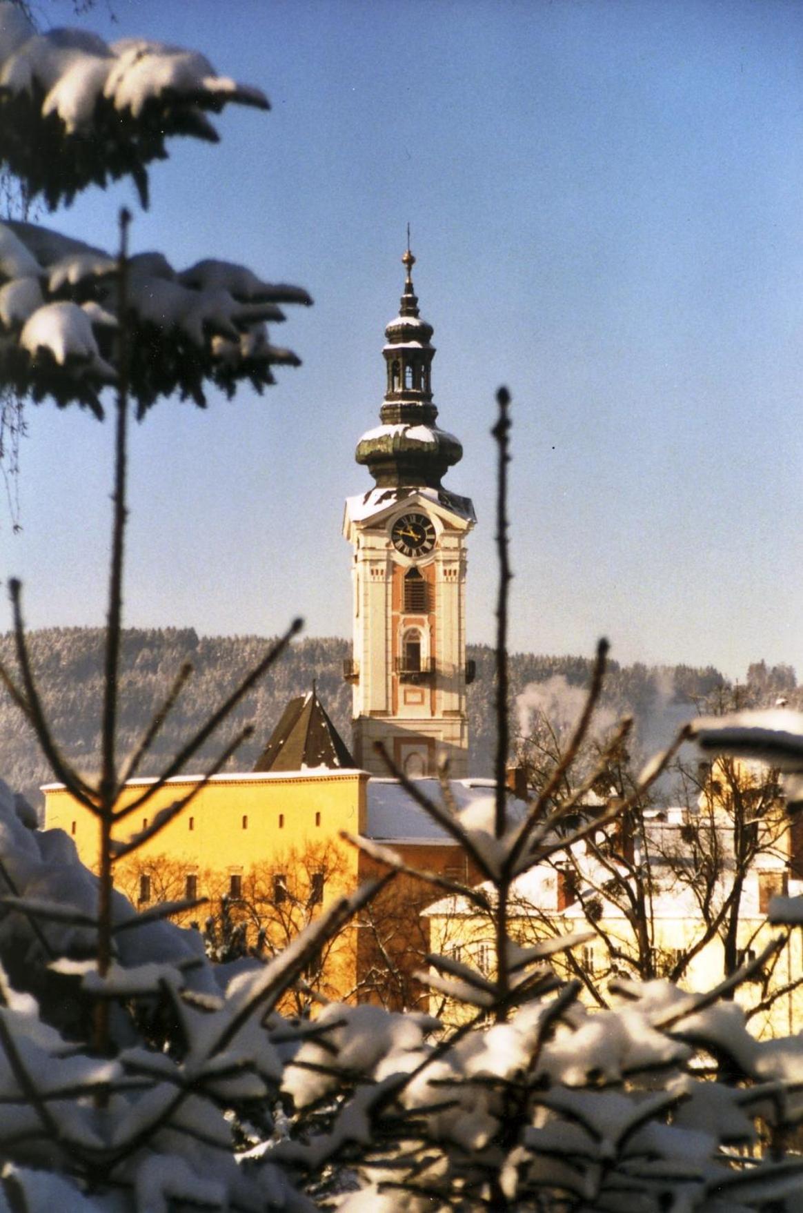Hotel Zum Goldenen Hirschen Freistadt Exteriör bild