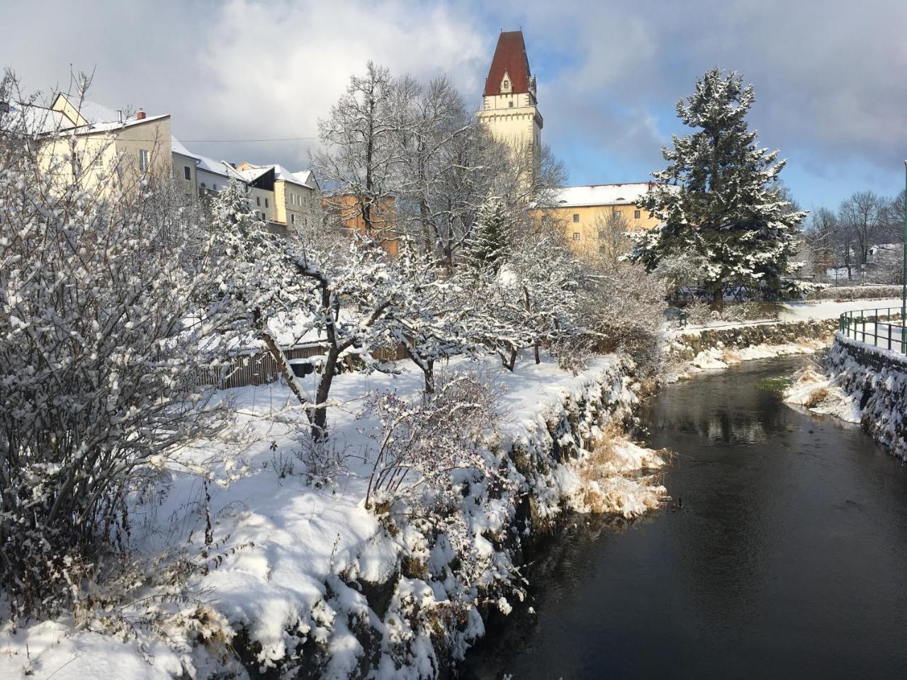 Hotel Zum Goldenen Hirschen Freistadt Exteriör bild